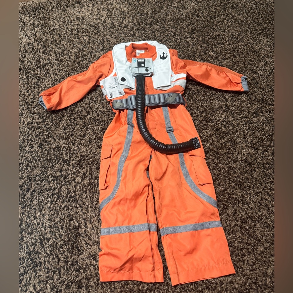 Disney Poe dameron x-wing Star Wars pilot costume size 4